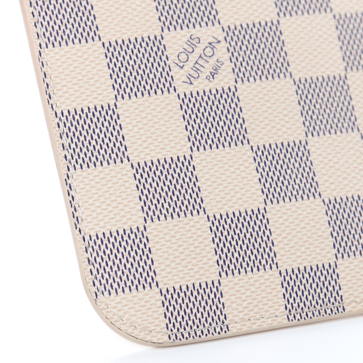Louis Vuitton Damier Azur Neverfull MM GM Pochette Rose Ballerine 10 of 14