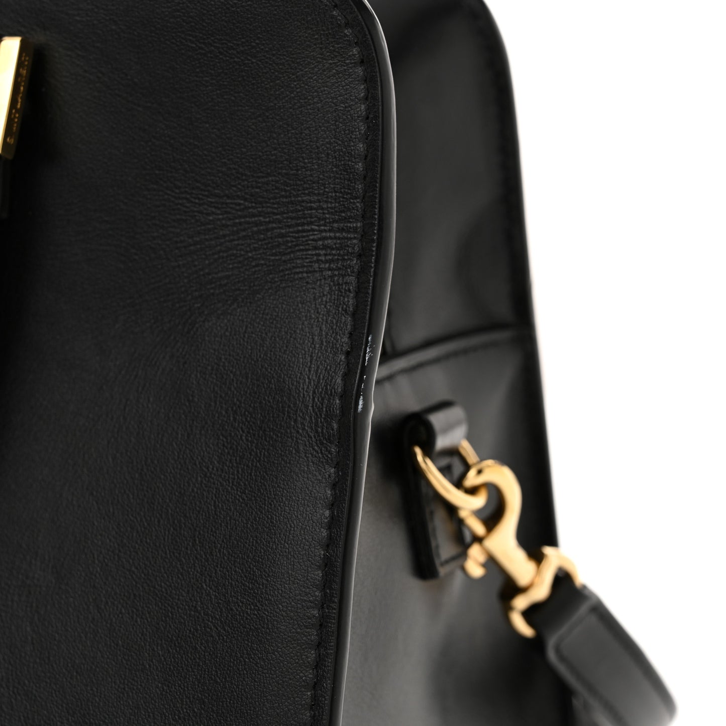 Calfskin Monogram Baby Cabas Black