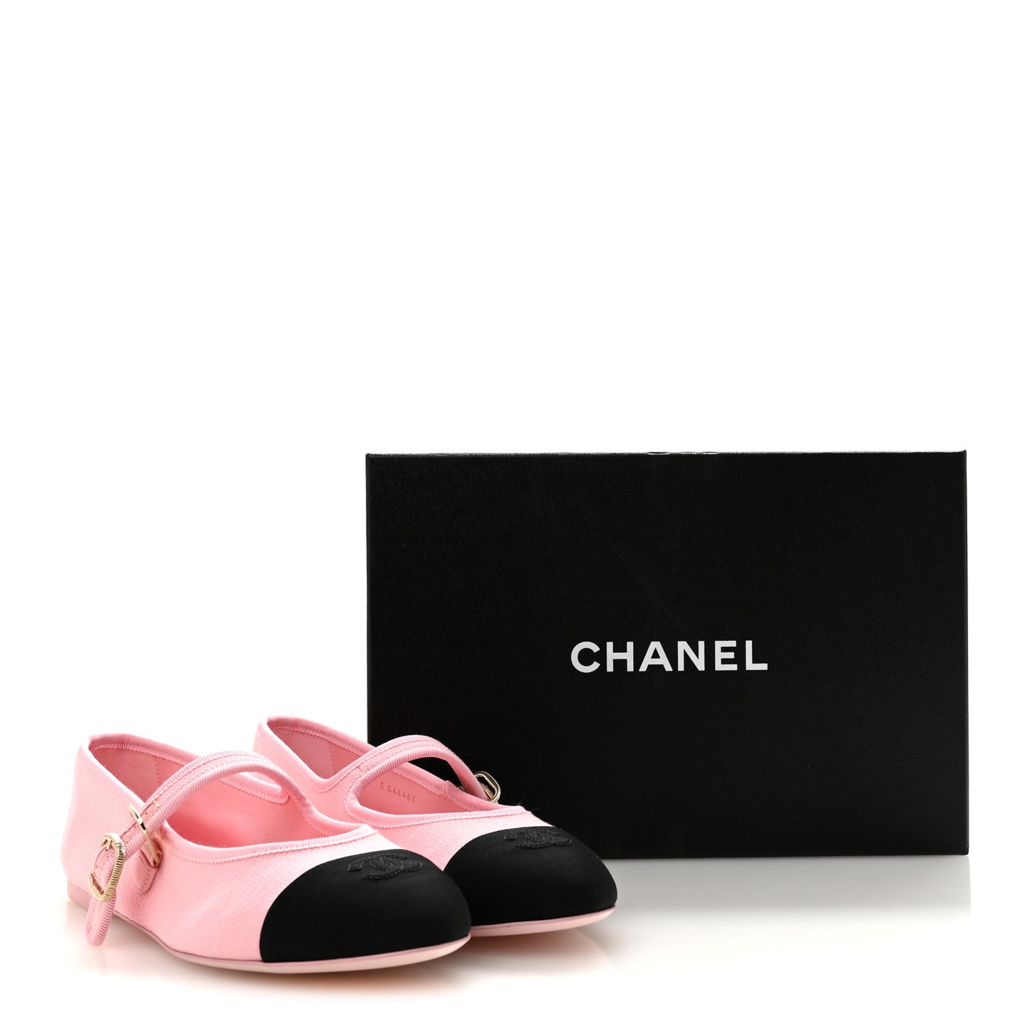 Fabric Grosgrain Mary Jane Flats 40 Light Pink Black