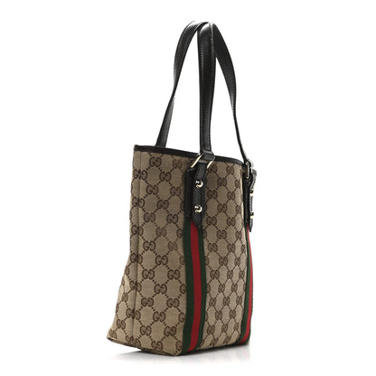 Gucci Monogram Web Small Jolicoeur Shopper Tote Dark Brown 3 of 10