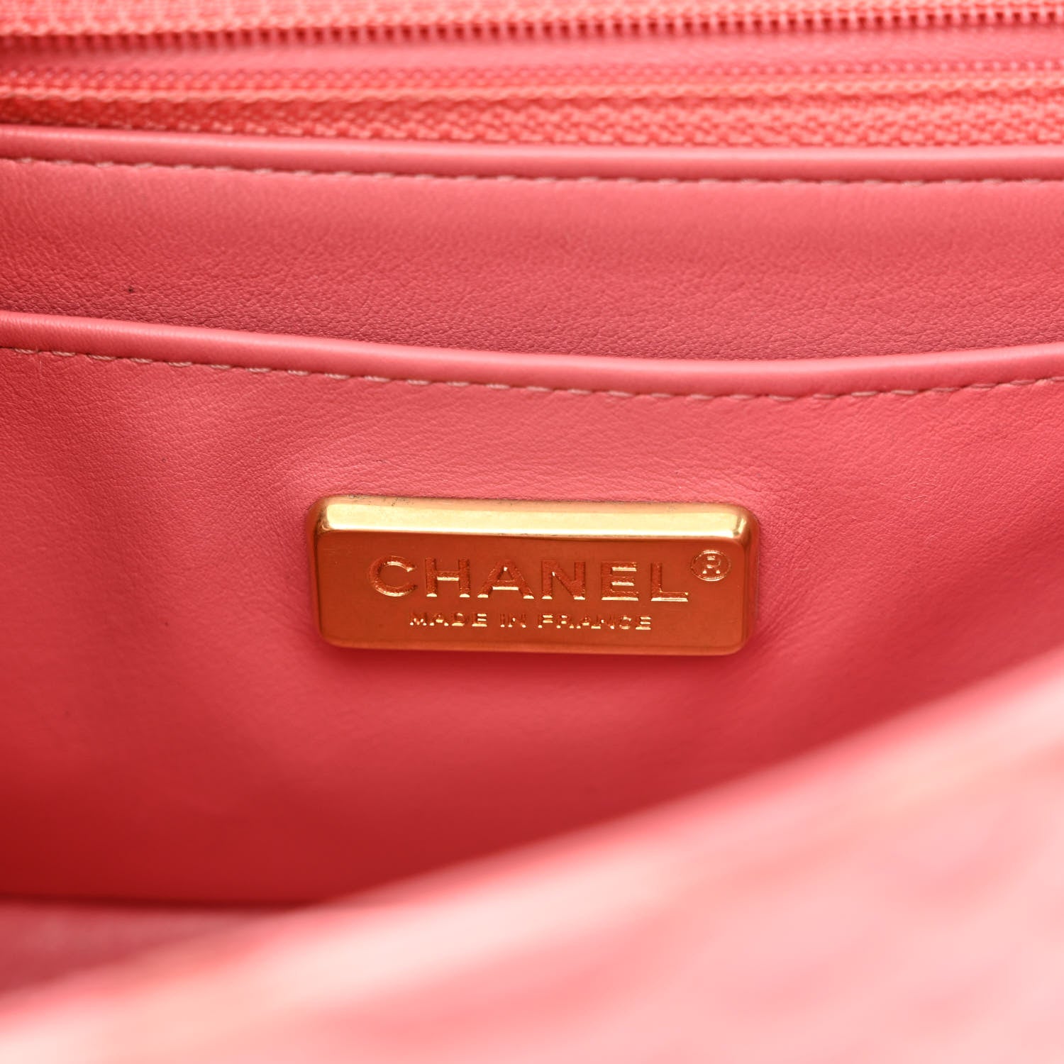 Chanel Snakeskin Mini Rectangular Valentine Charms Flap Pink 6 of 17
