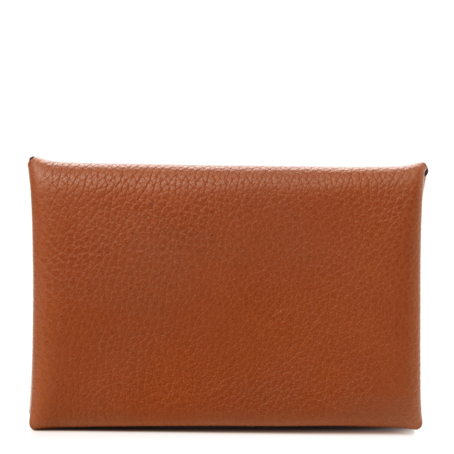 Hermes Evercolor Verso Calvi Card Case Gold Rose Azalee 1 of 7
