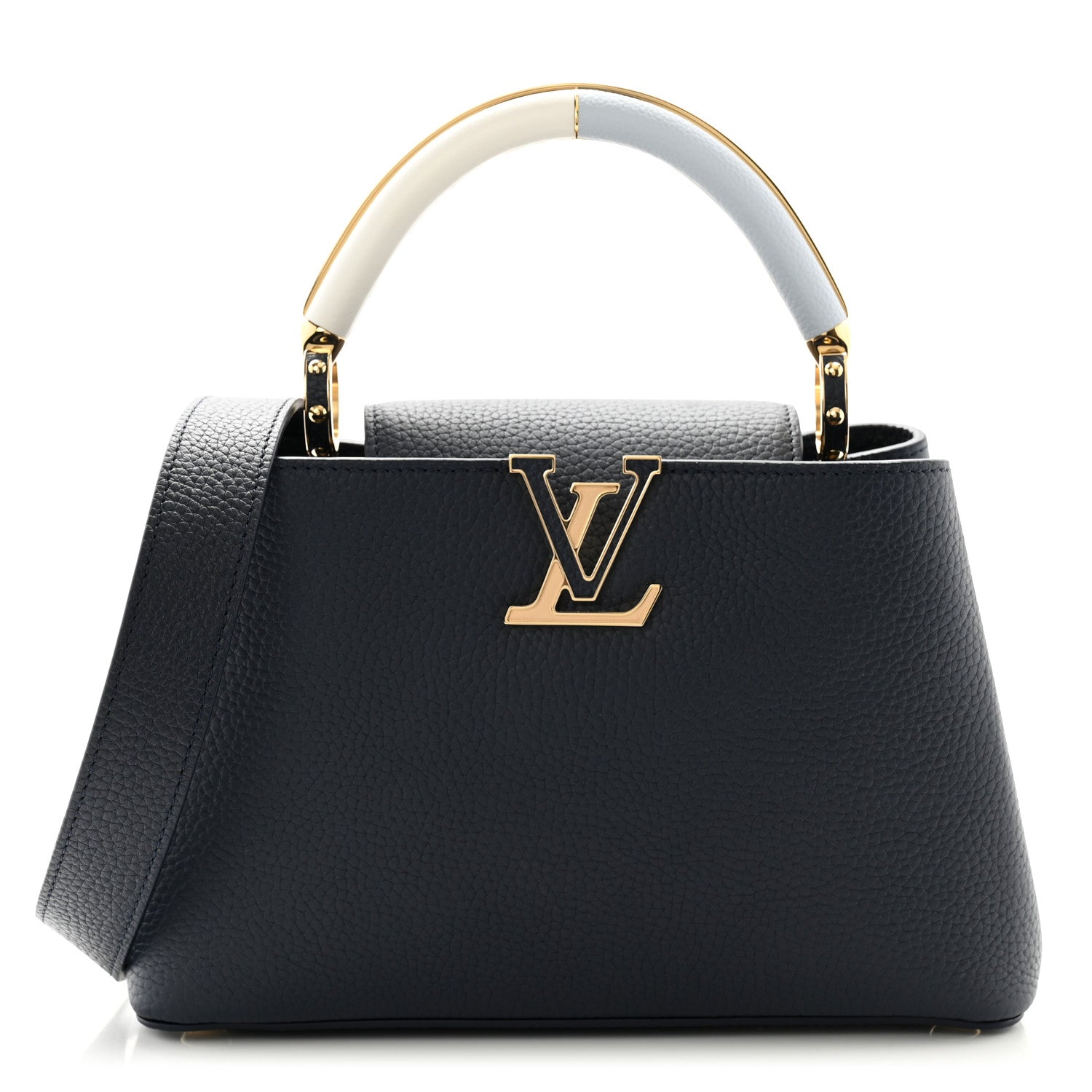 Louis Vuitton Taurillon Capucines BB Navy 1 of 9