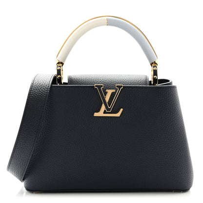 Louis Vuitton Taurillon Capucines BB Navy 1 of 9