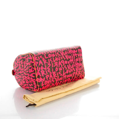 Louis Vuitton Monogram Graffiti Speedy 30 Fuchsia 4 of 7