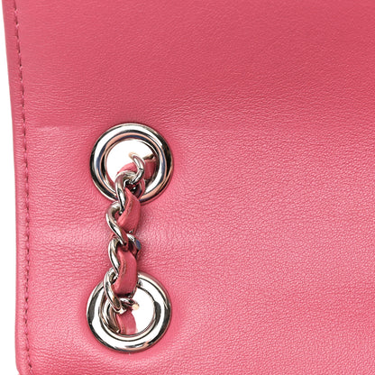 Chanel Patent Quilted Small Coco Shine Flap Pink 11 of 19