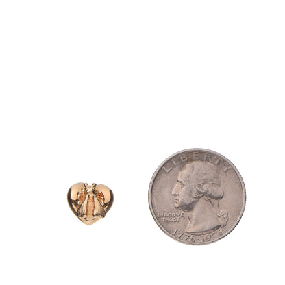 Gucci 18K Yellow Gold Le Marche Des Merveilles Bee Motif Earrings 2 of 5