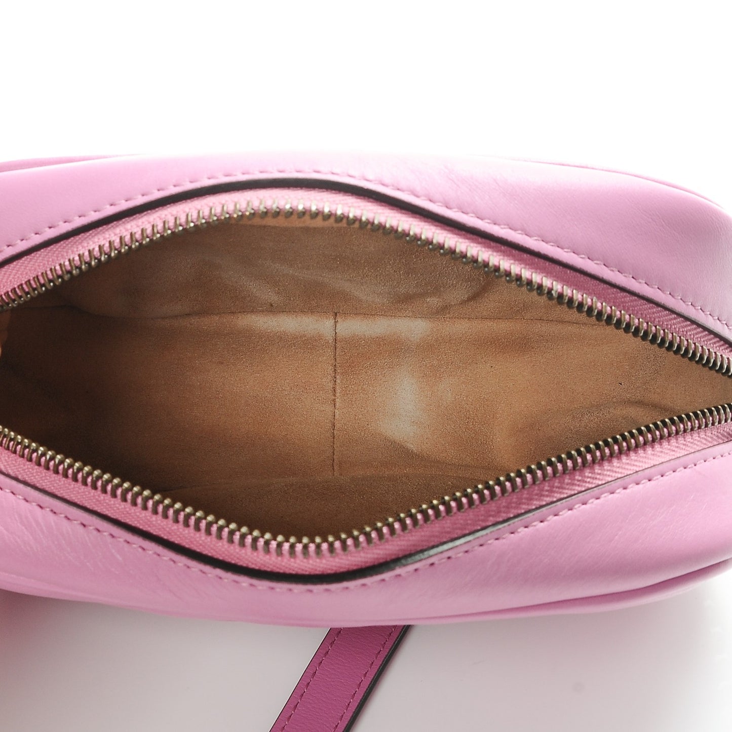 Calfskin Matelasse Mini GG Marmont Chain Shoulder Bag Candy Mousse