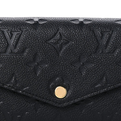 Louis Vuitton Empreinte Sarah Wallet NM Black 7 of 8