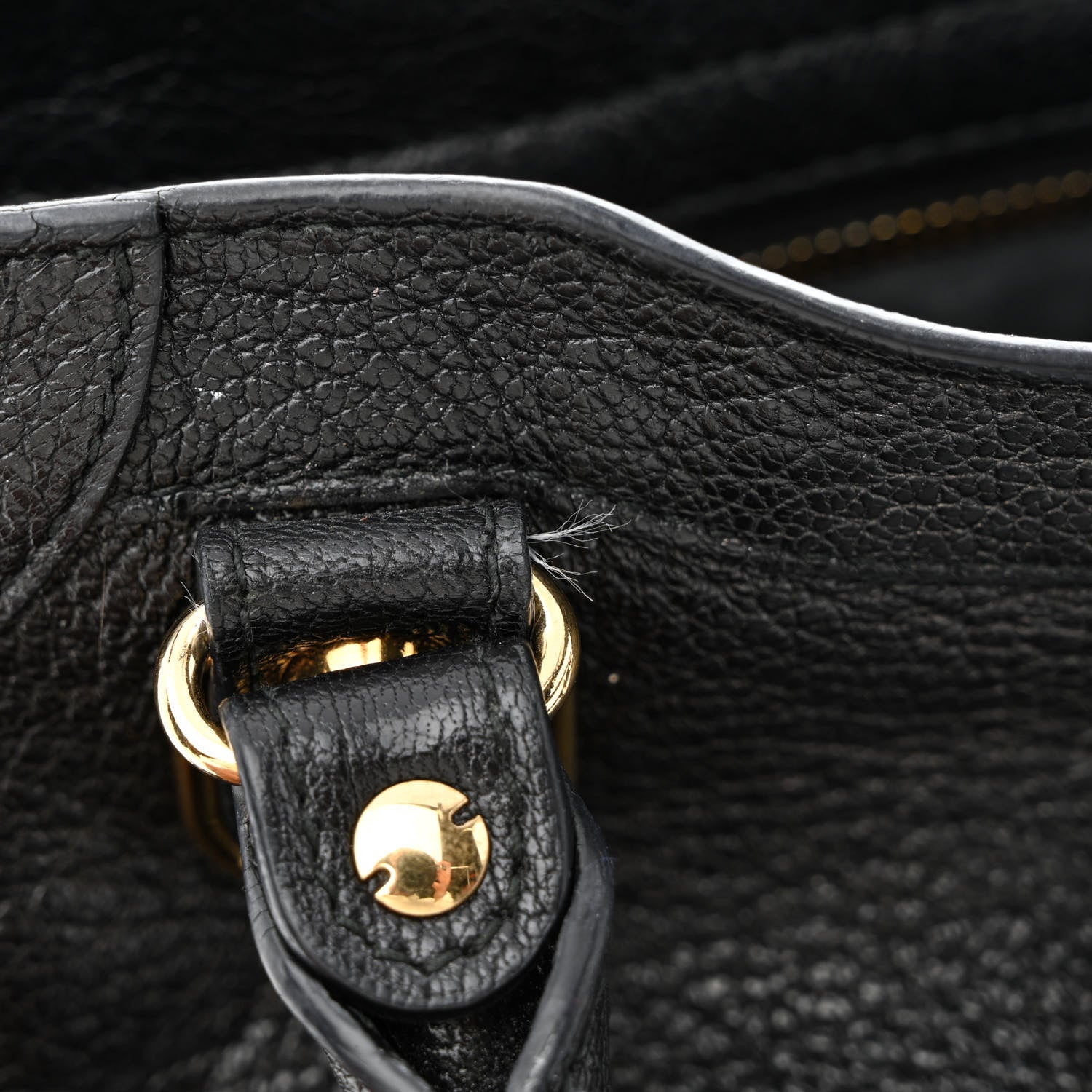 Balenciaga Chevre Gold Metallic Edge Hardware Mini City Black 15 of 19