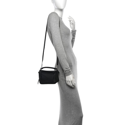 Loewe Calfskin Mini Puzzle Bag Black 2 of 13