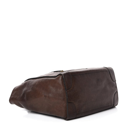 Celine Pebbled Calfskin Mini Luggage Brown 4 of 14