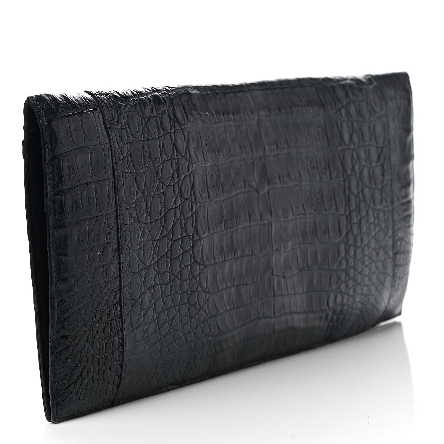 Nancy Gonzalez Crocodile Clutch Blue 3 of 9