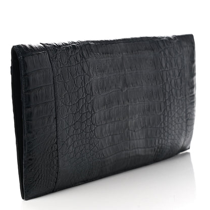 Nancy Gonzalez Crocodile Clutch Blue 3 of 9