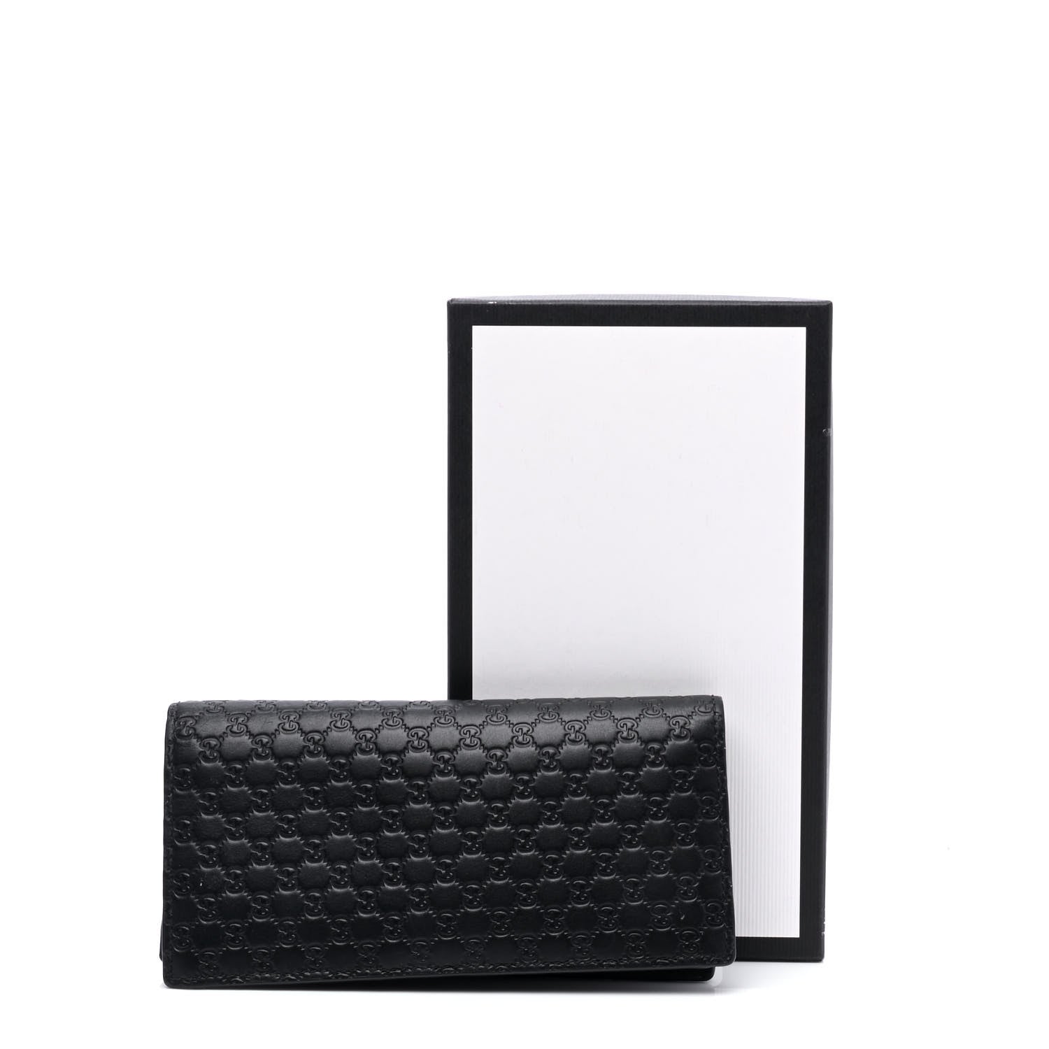 Gucci Microguccissima Bi-Fold Organizer Wallet Black 5 of 5