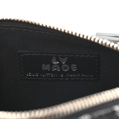 Louis Vuitton X NIGO Taurillon Monogram Denim Drip Keepall XS Black 6 of 8