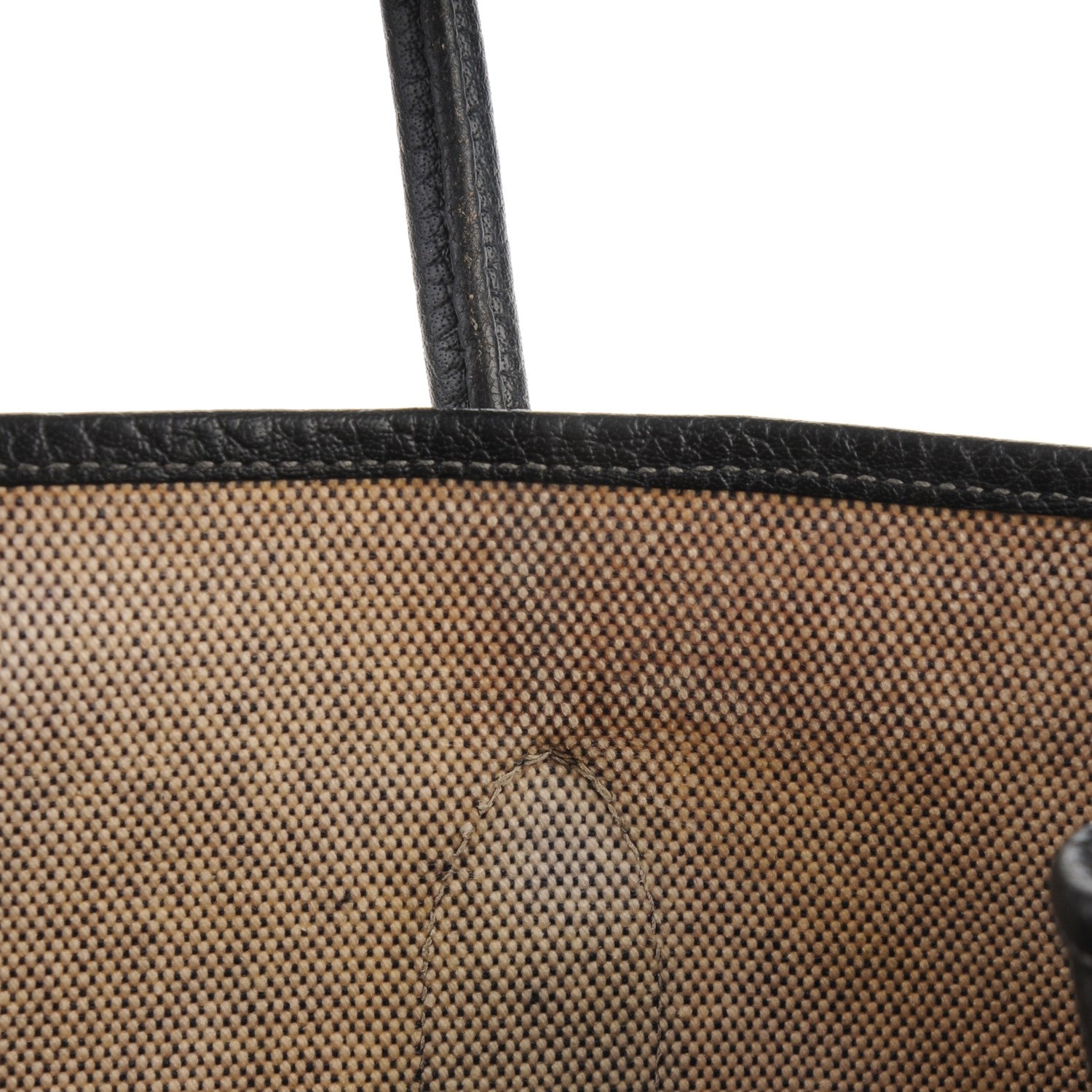 Hermes Buffle Skipper Toile Garden Party 36 MM Tote Black 8 of 13