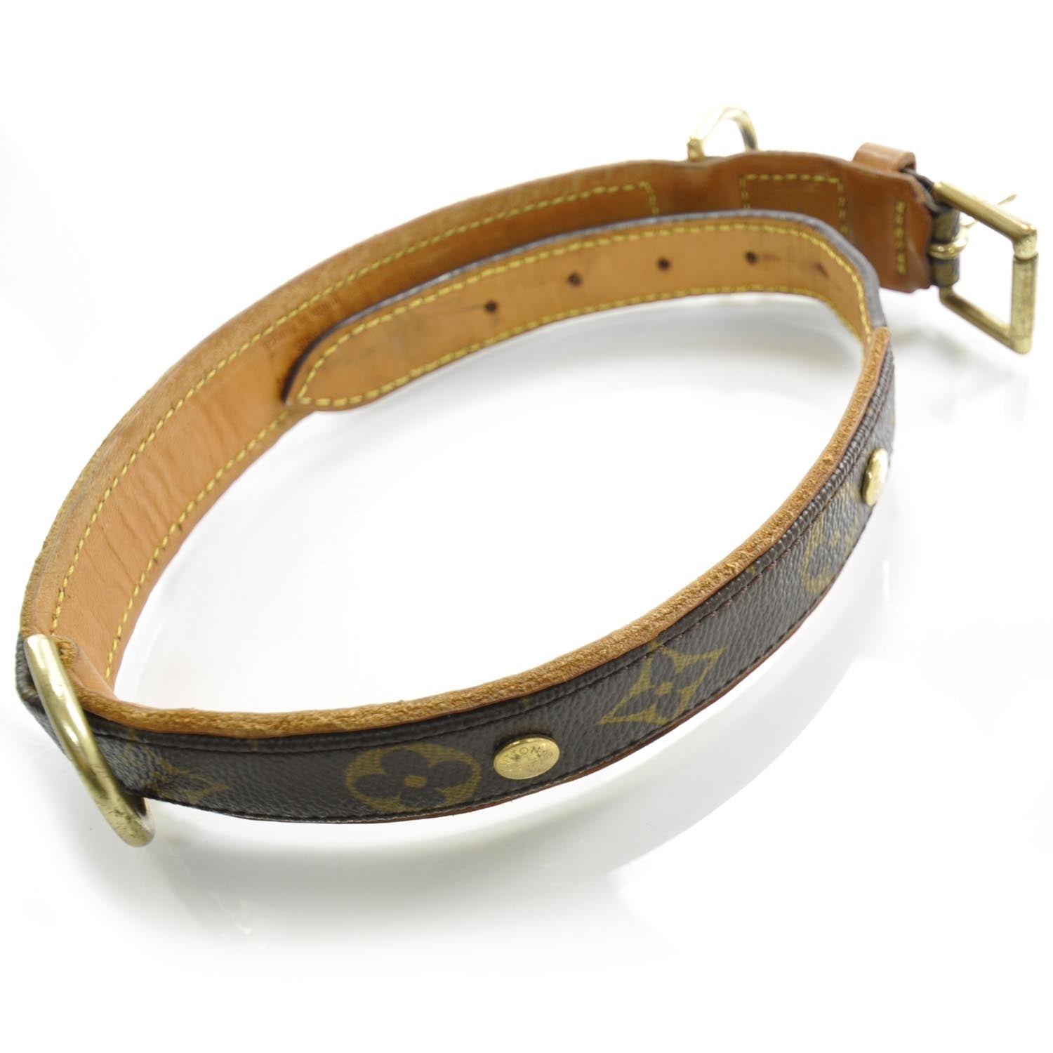 Louis Vuitton Monogram Baxter Dog Collar 6 of 6