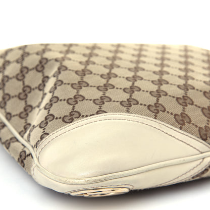Gucci Monogram Medium New Britt Hobo Off White 9 of 11