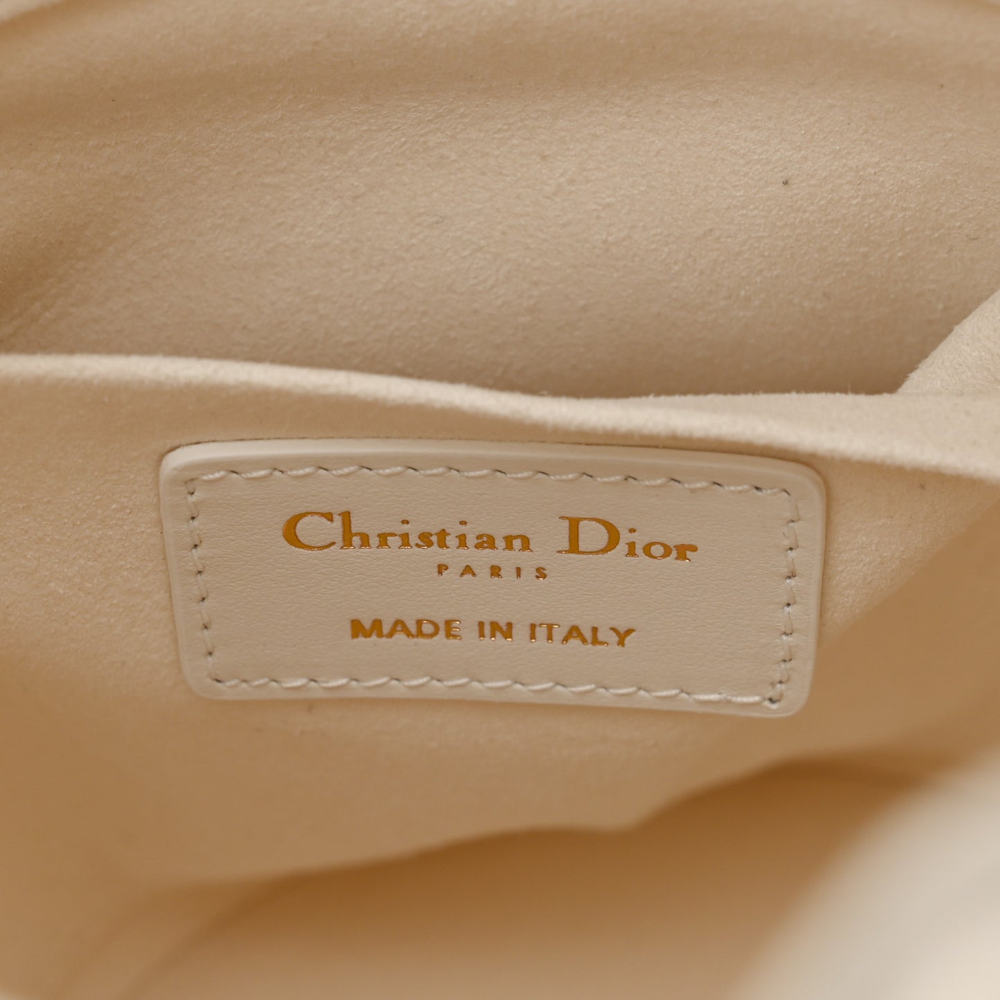 Calfskin Small Dior Vibe Bucket White Multicolor