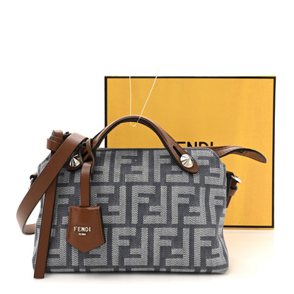Fendi Denim Vitello Grace FF Mini By The Way Boston Bag  Blue 13 of 13
