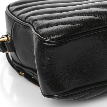 Saint Laurent Calfskin Matelasse Monogram Lou Camera Bag Black 7 of 9
