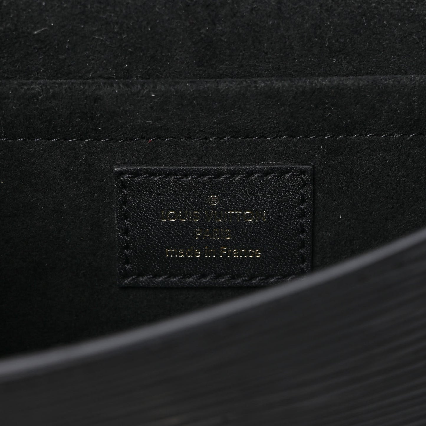 Epi Padlock On Strap Black