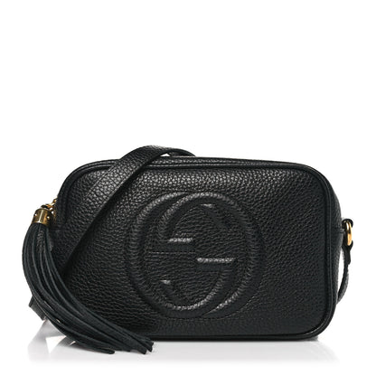 Gucci Pebbled Calfskin Mini Soho Disco Bag Black 1 of 9