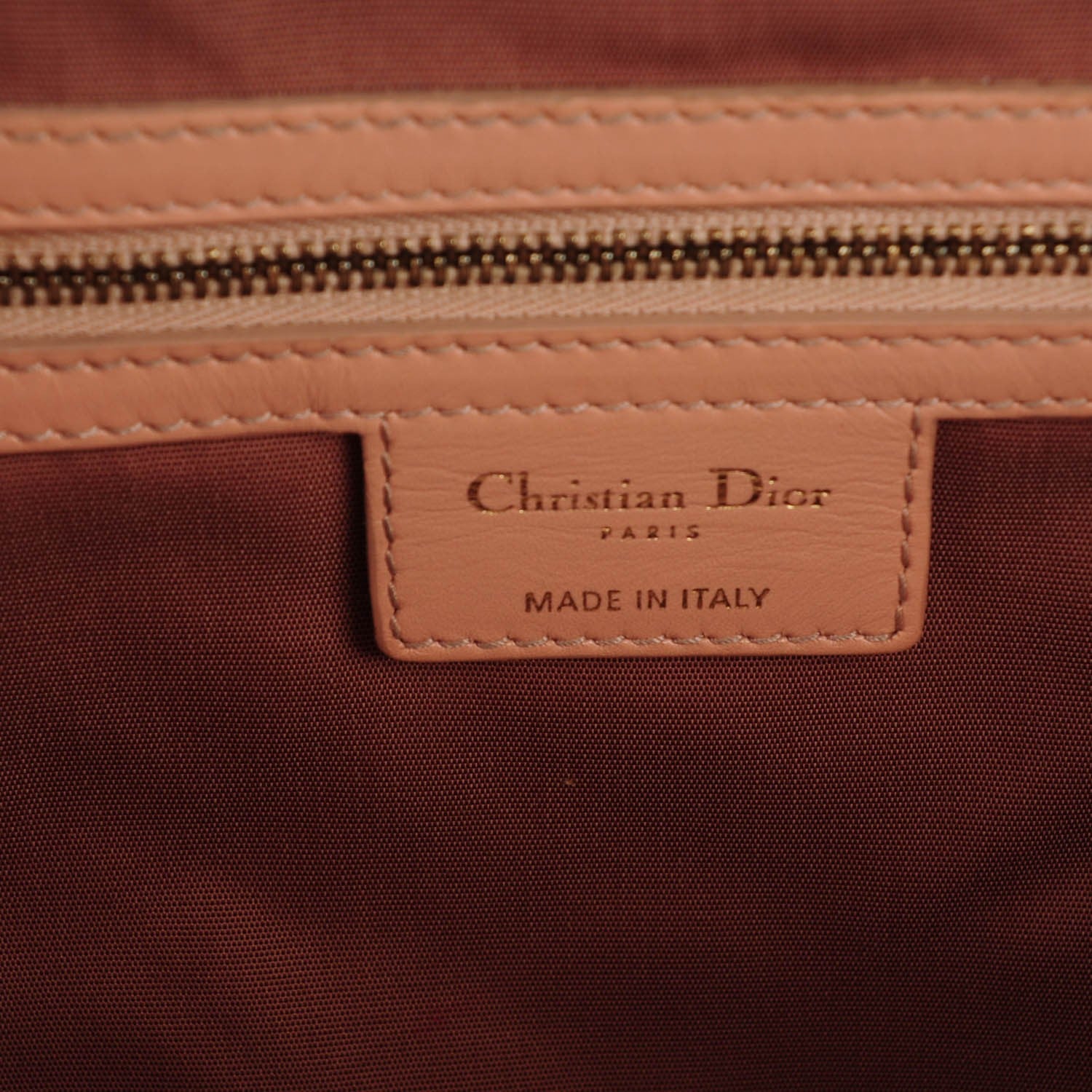 Christian Dior Coated Canvas Cannage Medium Panarea Tote Rosato 6 of 8