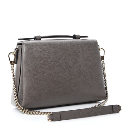 Gucci Dollar Calfskin Interlocking G Top Handle Shoulder Bag Loess 3 of 14