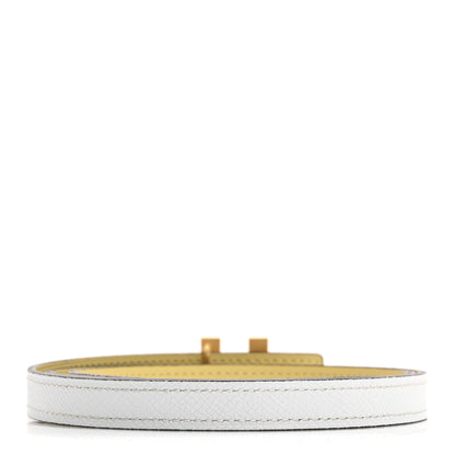 Hermes Swift Epsom 13mm H Kelly Belt 80 32 Jaune Poussin White 2 of 6