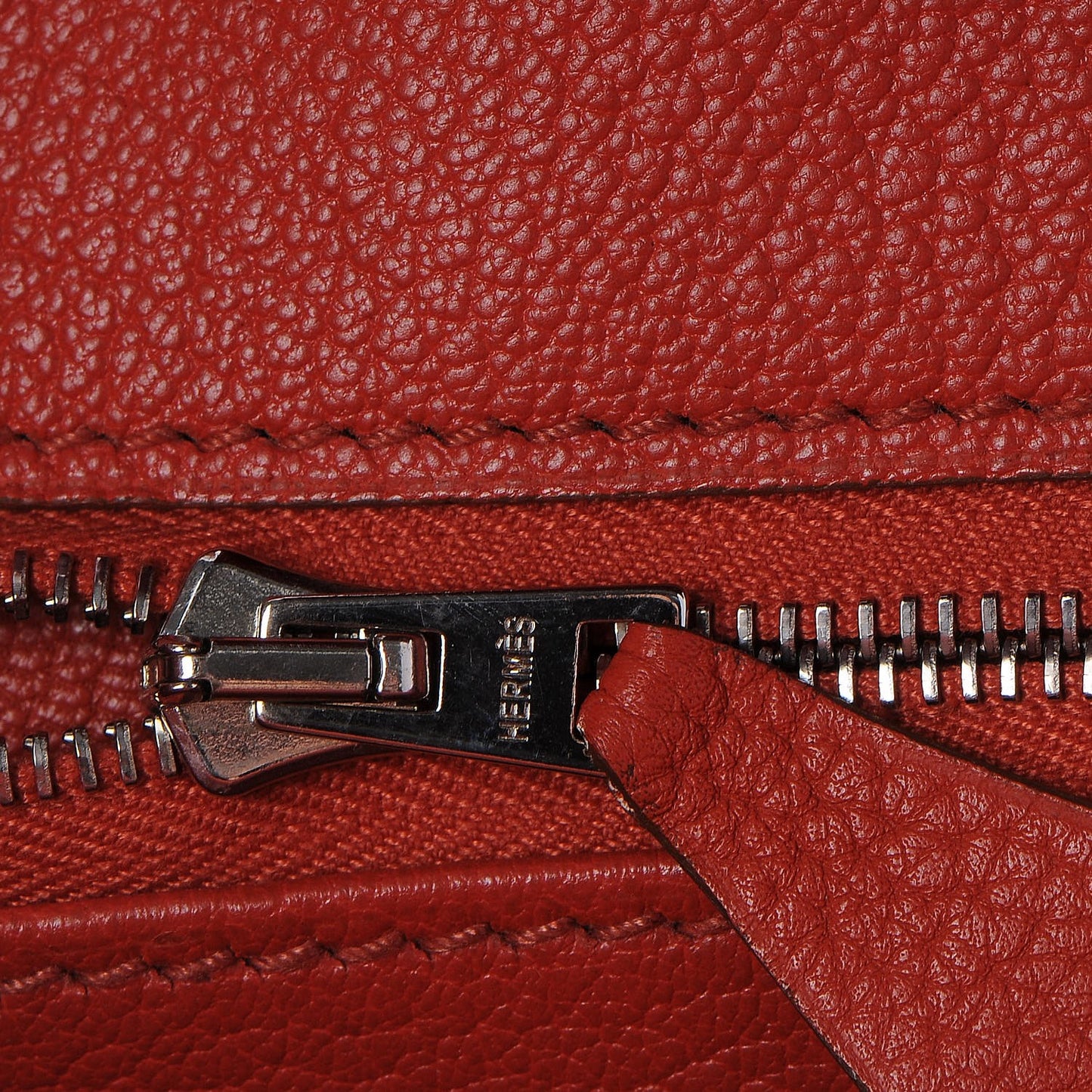 Taurillon Clemence Birkin 40 Sanguine