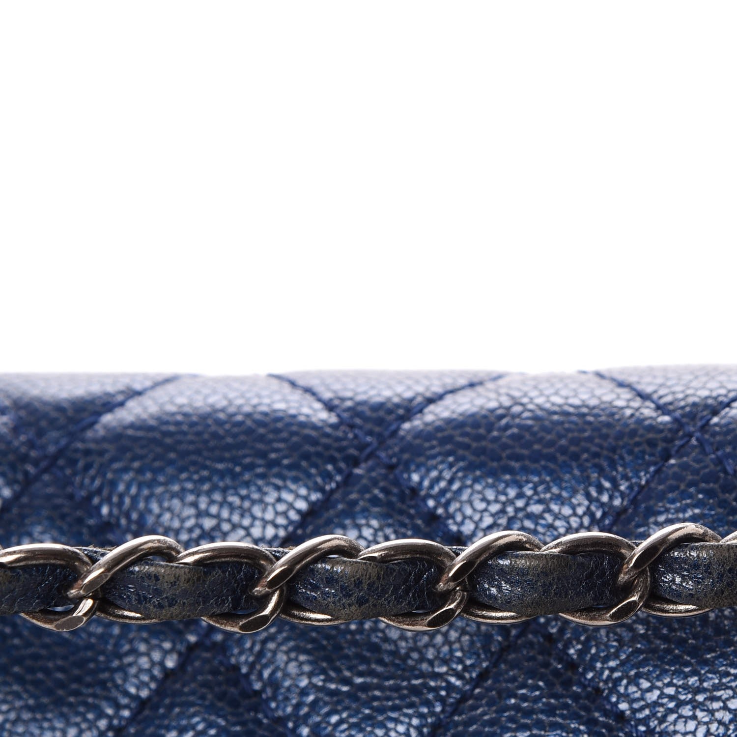 Chanel Iridescent Caviar Quilted Large Chic Flap Blue 11 of 15