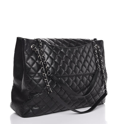 Chanel Caviar Quilted Flap Tote Black 3 of 7