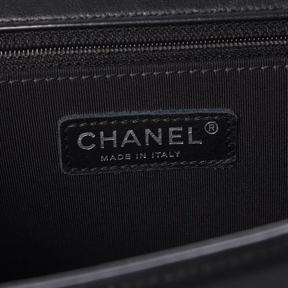Chanel Calfskin Quilted Large Boy Flap Black 7 of 8