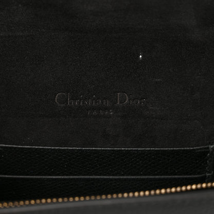 Christian Dior Grained Calfskin Saddle Belt Clutch Black 5 of 18