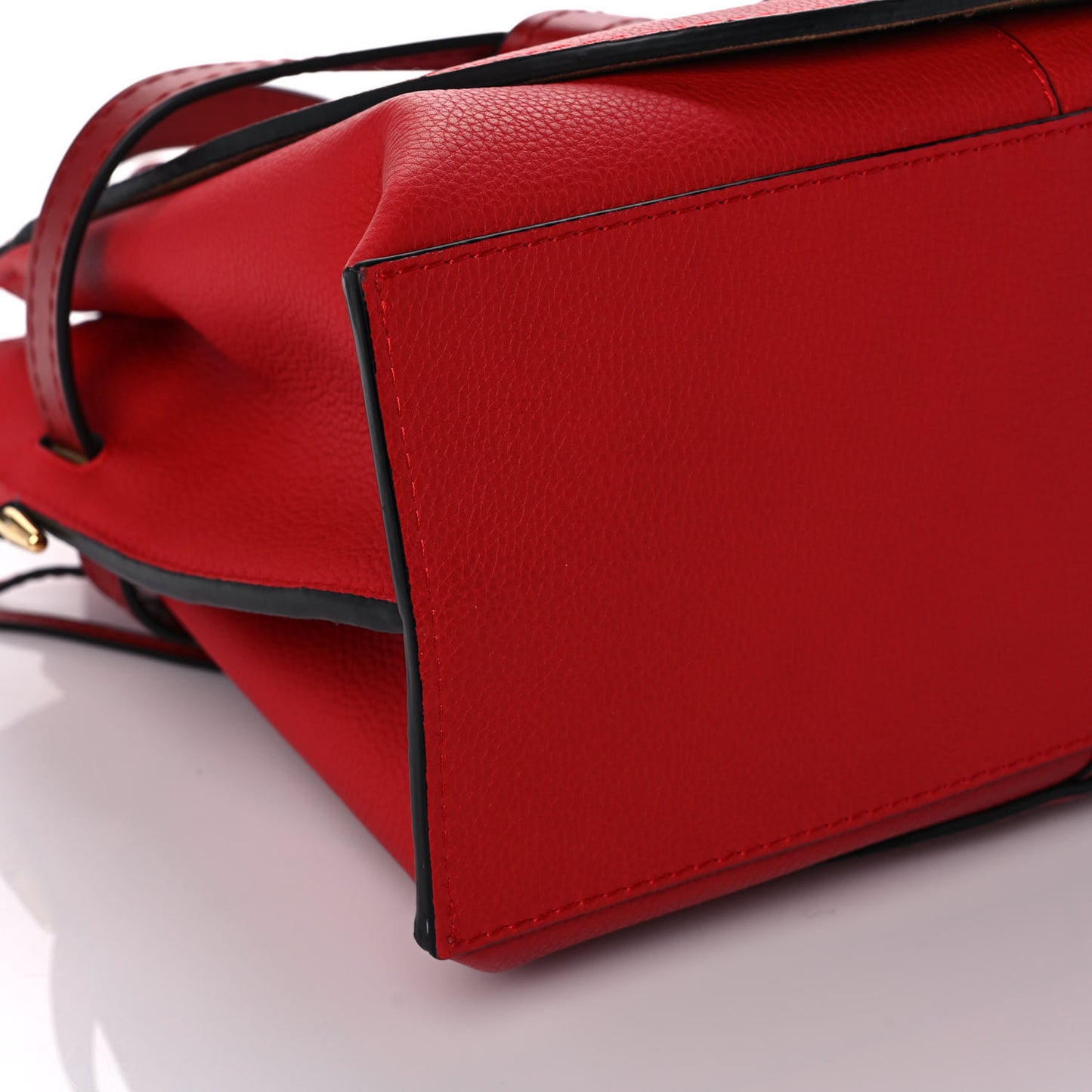 Calfskin Small Gate Tote Scarlet Red