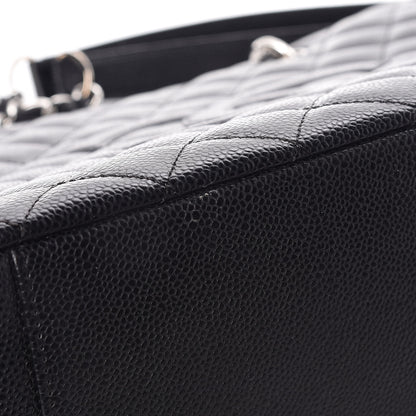 Chanel Caviar Quilted Grand Shopping Tote GST Black 7 of 10