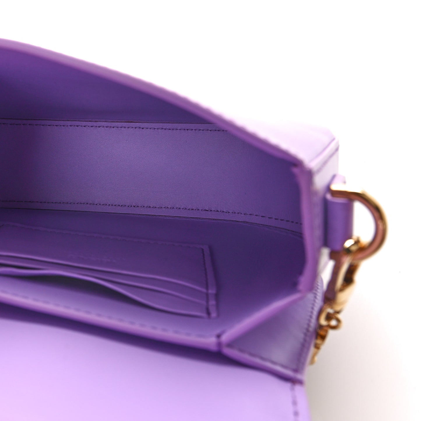 Calfskin Small Greca Goddess Shoulder Bag Lilac