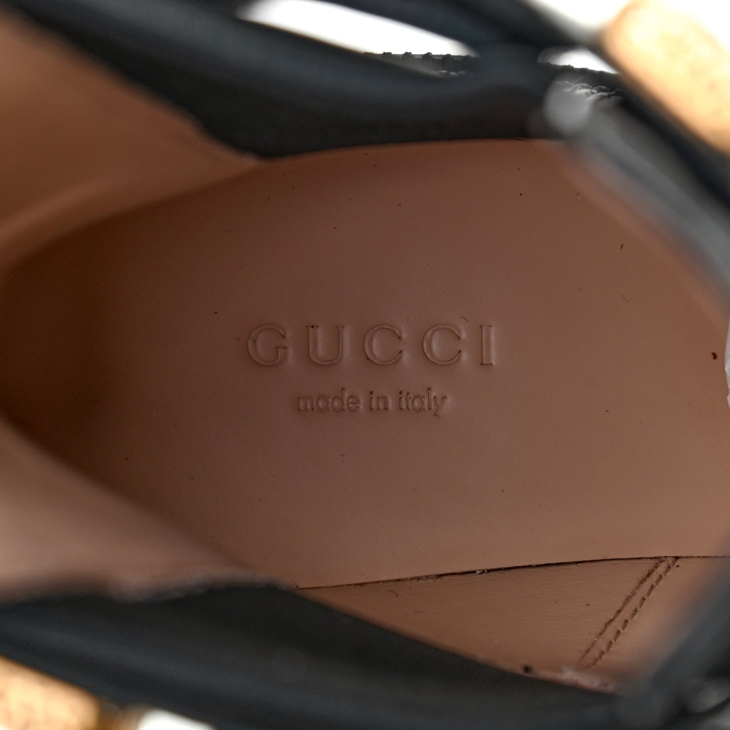 Gucci Calfskin Crystal GG Trip Chelsea Ankle Boots 38 Black 6 of 9