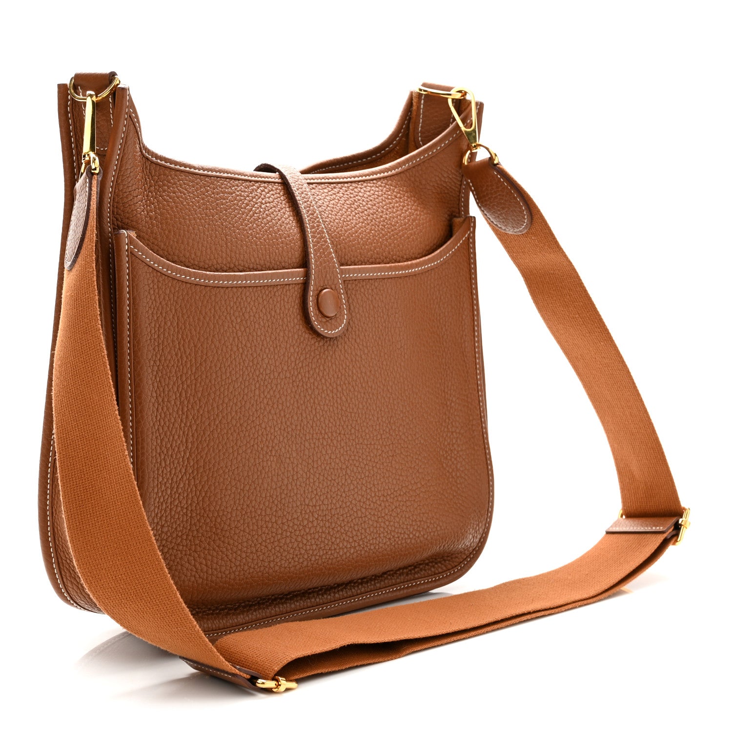 Hermes Taurillon Clemence Evelyne III PM Gold 3 of 10