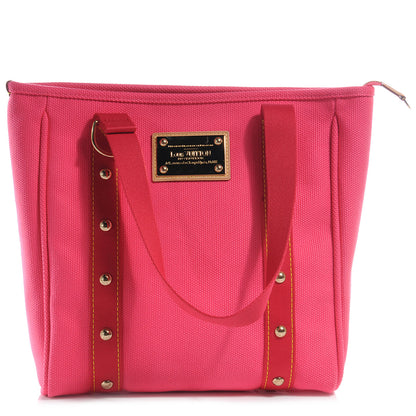 Louis Vuitton Toile Antigua Cabas MM Pink 1 of 8