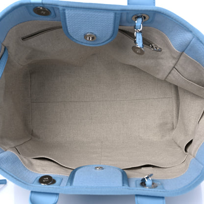 Chanel Mixed Fibers Medium Deauville Tote Light Blue 6 of 10