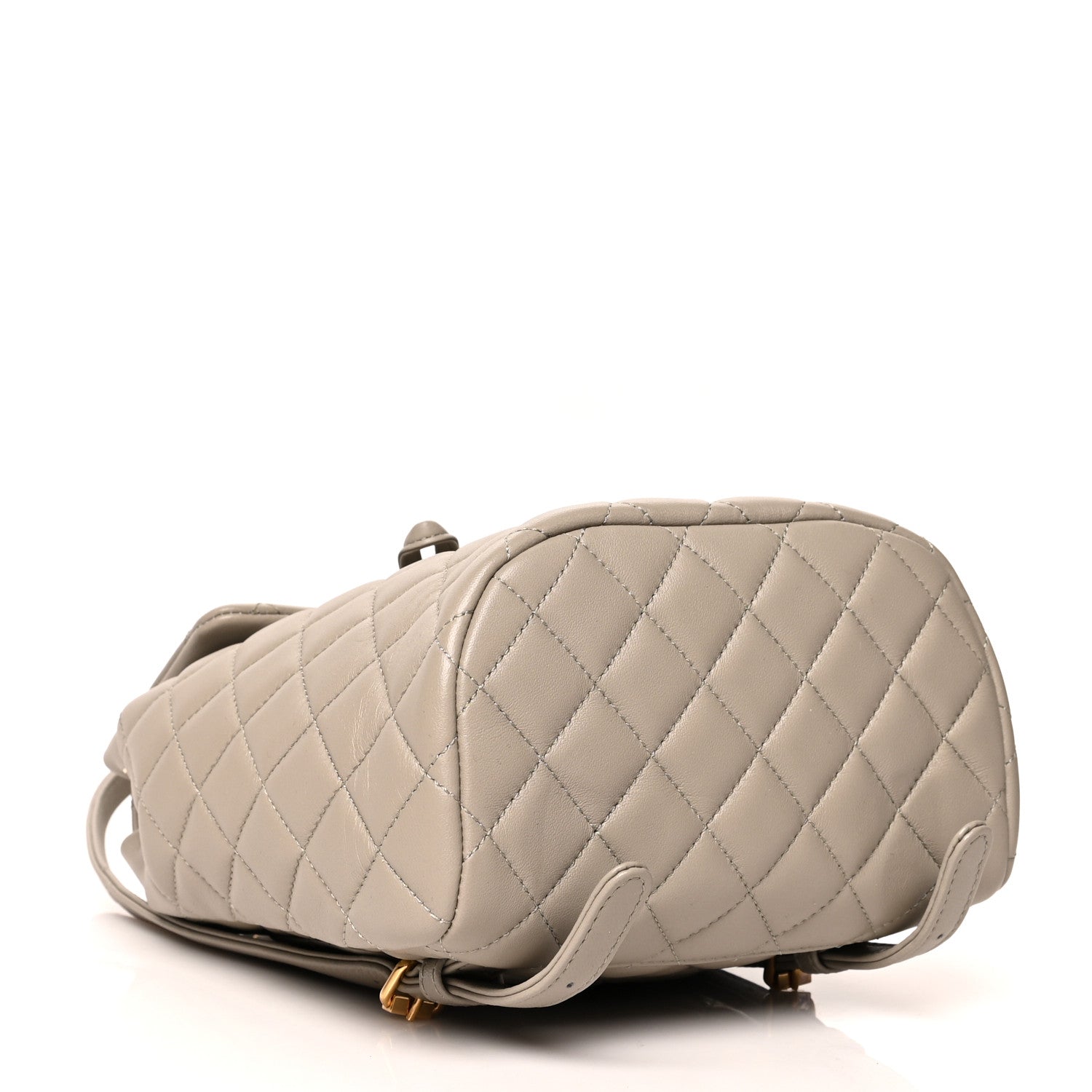Chanel Calfskin Quilted Mini Urban Spirit Backpack Grey 3 of 9