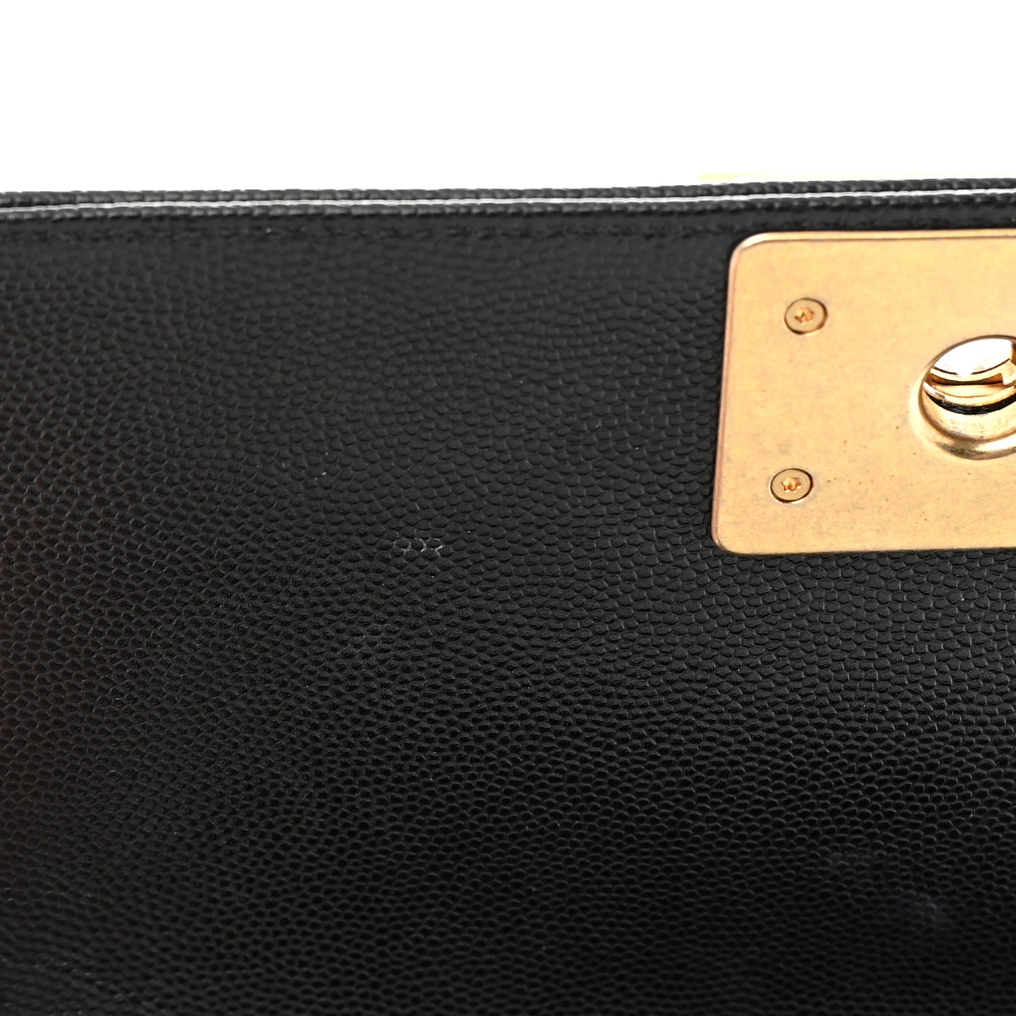 Caviar Quilted Small Boy Flap Black