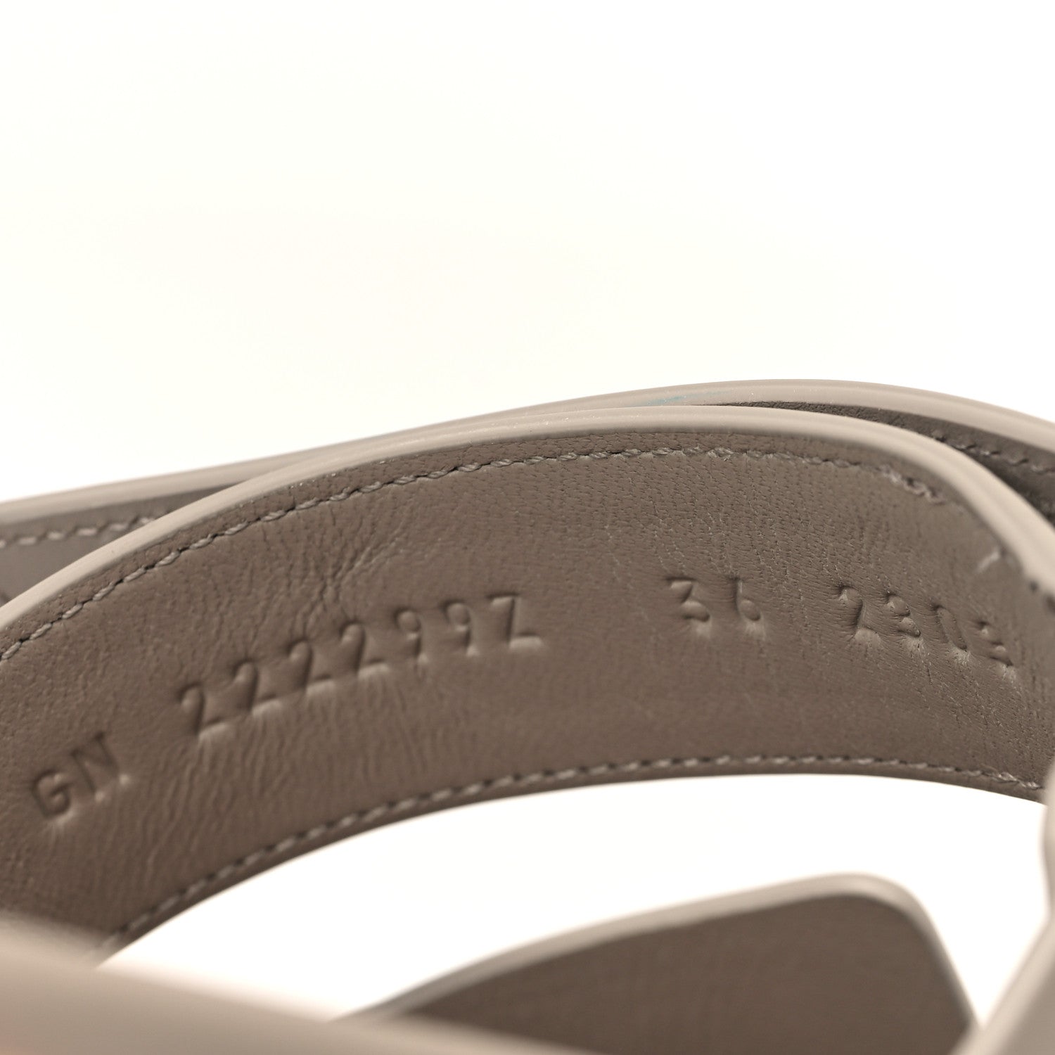 Hermes Calfskin Womens Chypre Sandals 36 Beige Mastic 9 of 10