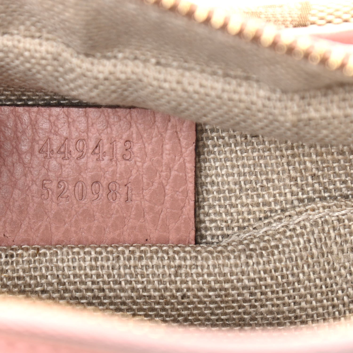 Gucci Monogram Mini Bree Messenger Bag Beige Soft Pink 7 of 10