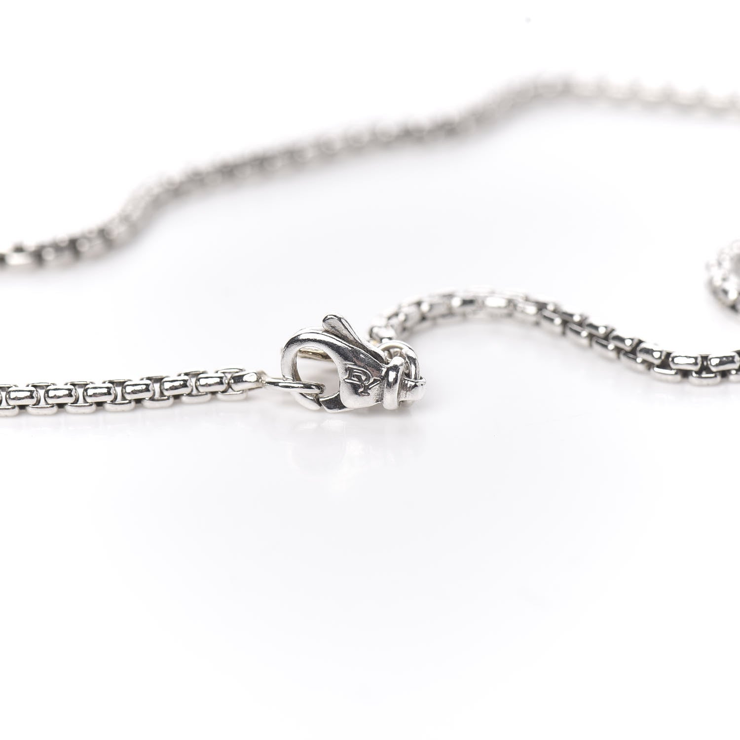David Yurman Sterling Silver 14K Yellow Gold 2.7mm Small Box Chain Necklace 22" 4 of 5