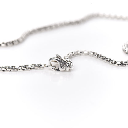 David Yurman Sterling Silver 14K Yellow Gold 2.7mm Small Box Chain Necklace 22" 4 of 5