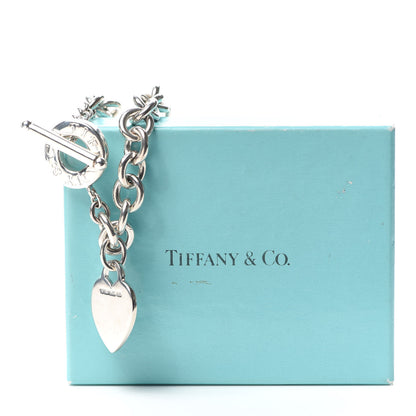Tiffany Sterling Silver Heart Tag Toggle Necklace 5 of 5